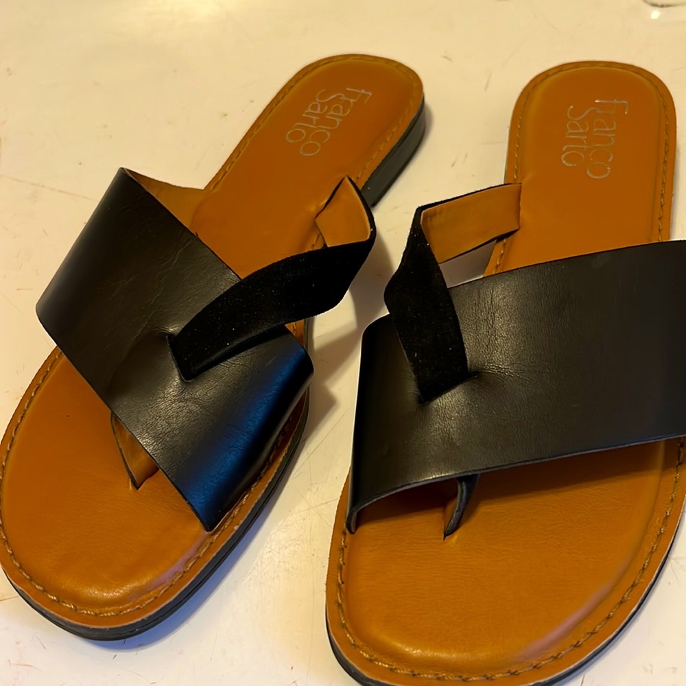 Franco Sarto strappy slip on sandals size 7.5
